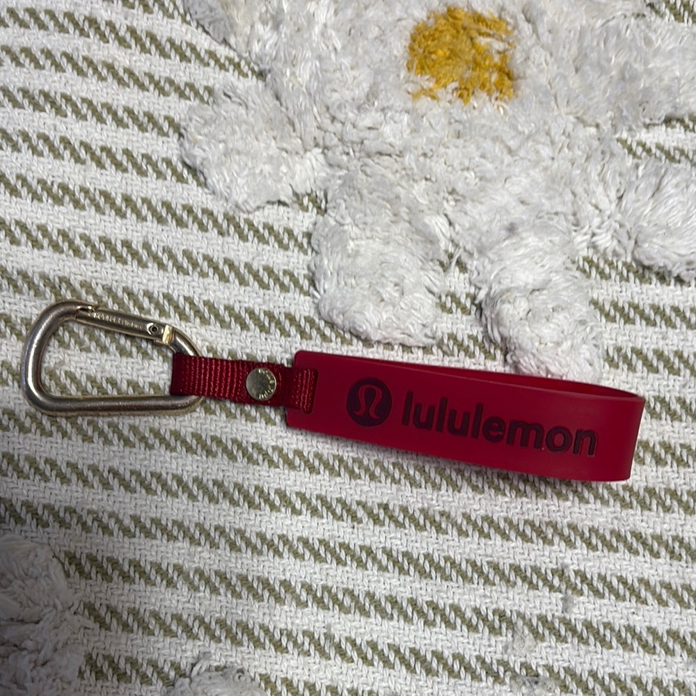 Lululemon Red Keychain used